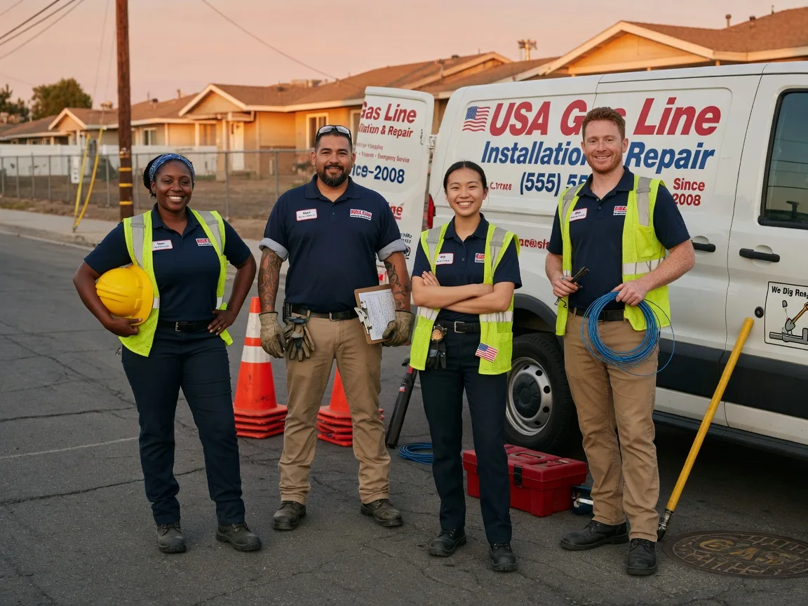 Gas Line Installation company in Rocklin, CA